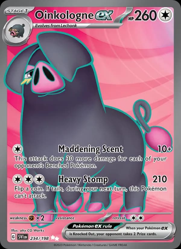Oinkologne ex — Scarlet & Violet, Ultra Rare