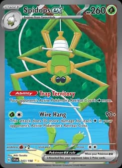 Spidops ex — Scarlet & Violet — Special illustration rare