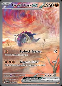 Great Tusk ex — Scarlet & Violet — Special illustration rare