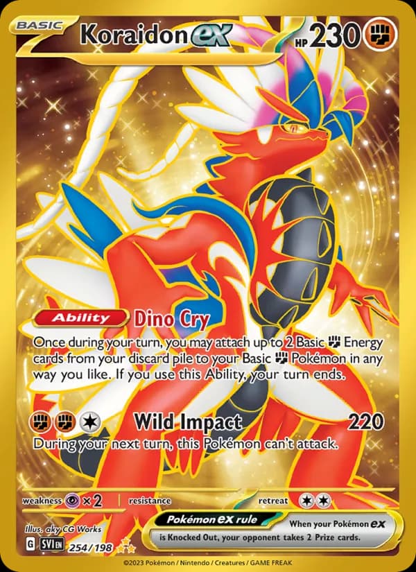 Koraidon ex — Scarlet & Violet, Hyper rare