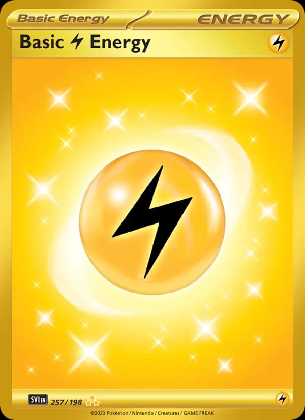 Basic Lightning Energy — Scarlet & Violet, Hyper rare