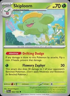 Skiploom — Paldea Evolved — Uncommon