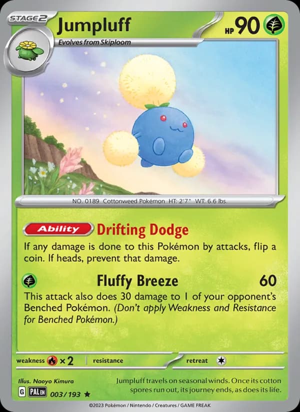Jumpluff — Paldea Evolved, Rare