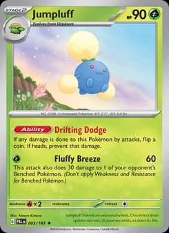 Jumpluff — Paldea Evolved — Rare