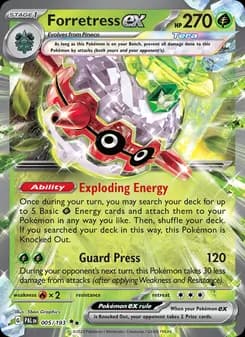 Forretress ex — Paldea Evolved — Double rare