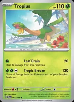 Tropius — Paldea Evolved — Common
