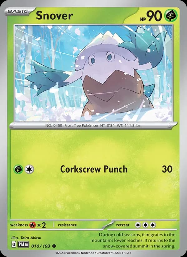 Snover — Paldea Evolved, Common