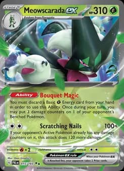Meowscarada ex — Paldea Evolved — Double rare