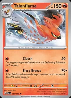 Talonflame — Paldea Evolved — Uncommon