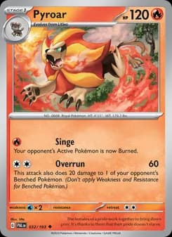 Pyroar — Paldea Evolved — Uncommon