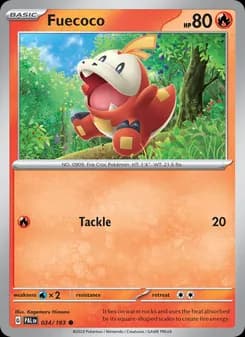 Fuecoco — Paldea Evolved — Common