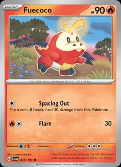 Fuecoco — Paldea Evolved — Common