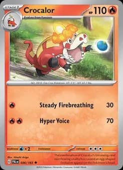 Crocalor — Paldea Evolved — Uncommon