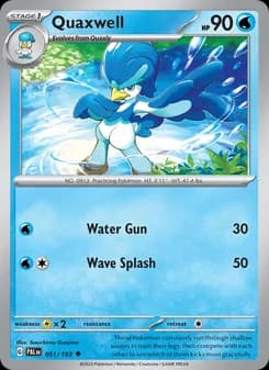 Quaxwell — Paldea Evolved — Uncommon