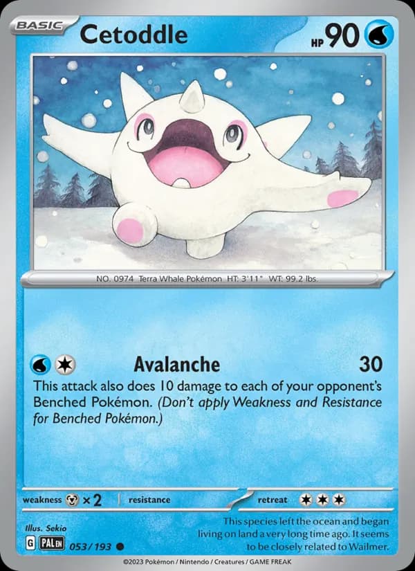 Cetoddle — Paldea Evolved, Common