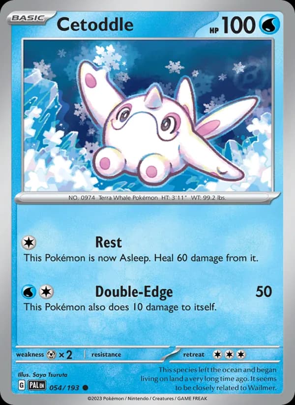 Cetoddle — Paldea Evolved, Common