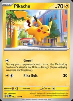 Pikachu — Paldea Evolved — Common