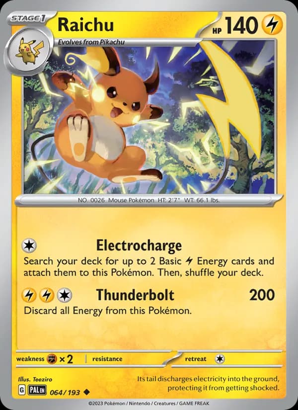 Raichu — Paldea Evolved, Uncommon