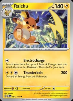 Raichu — Paldea Evolved — Uncommon