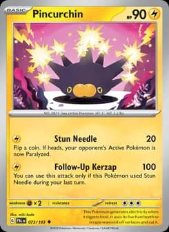 Pincurchin — Paldea Evolved — Uncommon