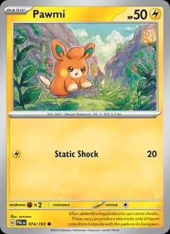 Pawmi — Paldea Evolved — Common