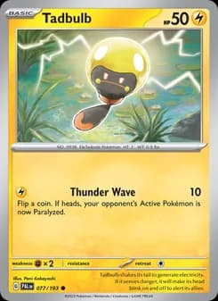 Tadbulb — Paldea Evolved — Common