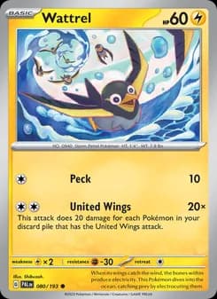 Wattrel — Paldea Evolved — Common