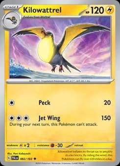 Kilowattrel — Paldea Evolved — Uncommon