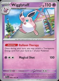 Wigglytuff — Paldea Evolved — Rare