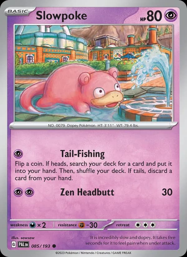 Slowpoke — Paldea Evolved, Common