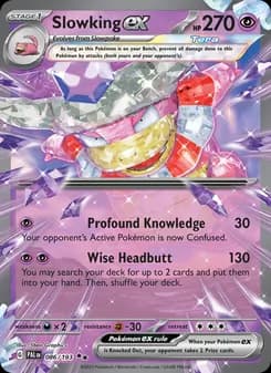 Slowking ex — Paldea Evolved — Double rare