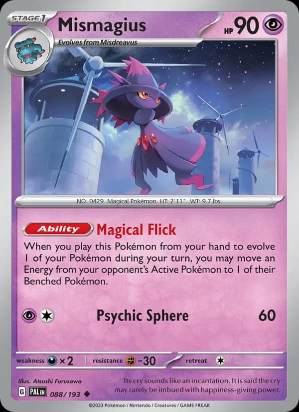 Mismagius — Paldea Evolved, Uncommon