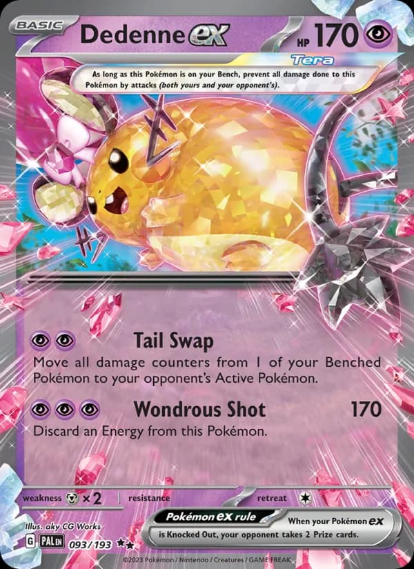 Dedenne ex — Paldea Evolved, Double rare