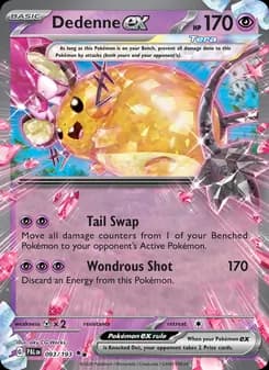 Dedenne ex — Paldea Evolved — Double rare