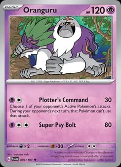 Oranguru — Paldea Evolved — Uncommon