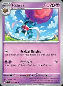 Rabsca — Paldea Evolved — Rare