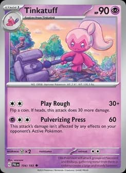 Tinkatuff — Paldea Evolved — Uncommon