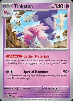 Tinkaton — Paldea Evolved — Rare