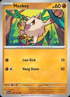Mankey — Paldea Evolved — Common
