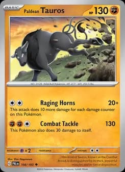 Paldean Tauros — Paldea Evolved — Uncommon