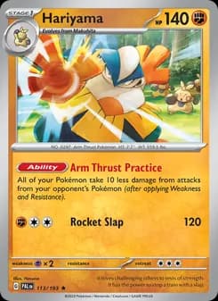 Hariyama — Paldea Evolved — Rare