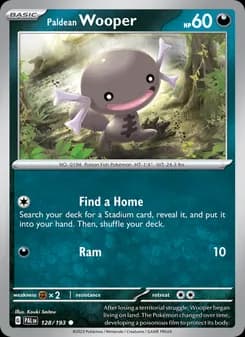 Paldean Wooper — Paldea Evolved — Common