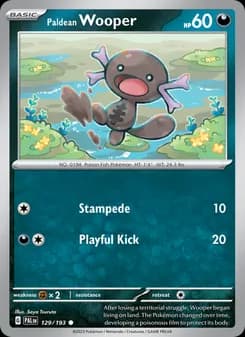 Paldean Wooper — Paldea Evolved — Common
