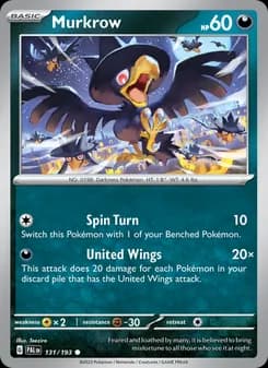 Murkrow — Paldea Evolved — Common