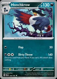 Honchkrow — Paldea Evolved — Uncommon