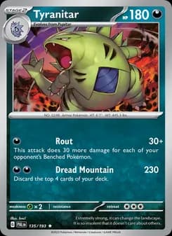 Tyranitar — Paldea Evolved — Rare