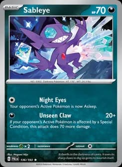 Sableye — Paldea Evolved — Rare