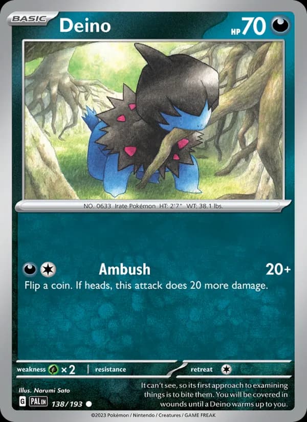 Deino — Paldea Evolved, Common
