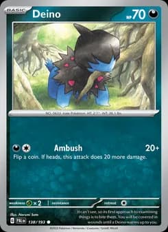 Deino — Paldea Evolved — Common