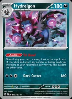 Hydreigon — Paldea Evolved — Rare